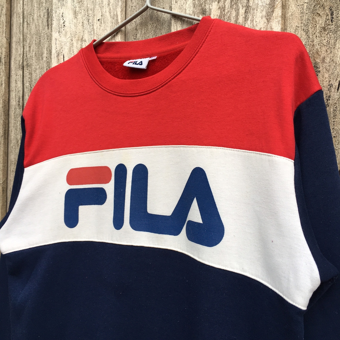 Vintage Fila Crewneck Sweatshirt | Etsy