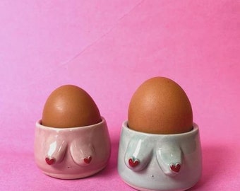 Boobie Ceramic Egg Cups