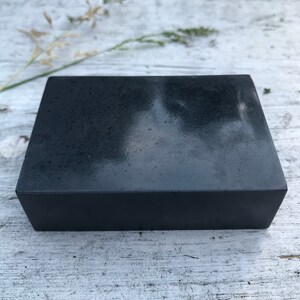 Tea Tree & Charcoal Shampoo Bar | Tea Tree Shampoo Moisturizing Natural Hair Growth Zero Waste Sustainable SLS/SLES Free Oily Damaged