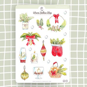 Gezellige kerststickers Homey Planner December