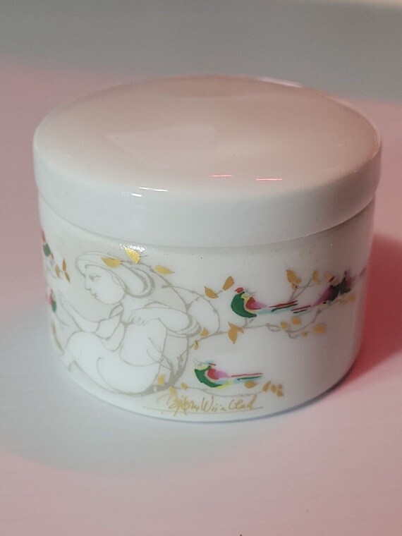 Vtg Rosenthal Studio-Linie Bjorn Wiinblad Trinket Box – Signed, Germany, 16 cm