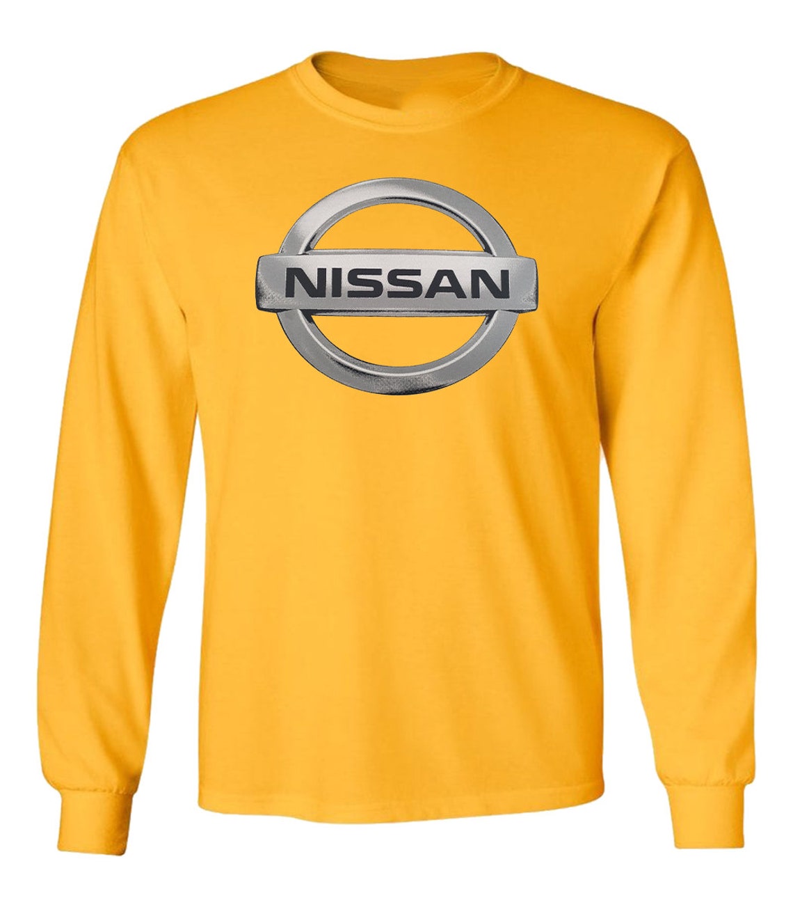 Nissan Classic Logo Long Sleeve TShirt Nissan Racing Long Etsy