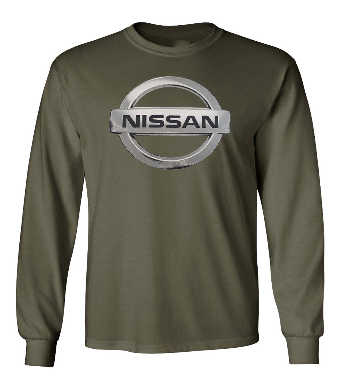Nissan Classic Logo Long Sleeve Tshirt Nissan Racing Long Etsy