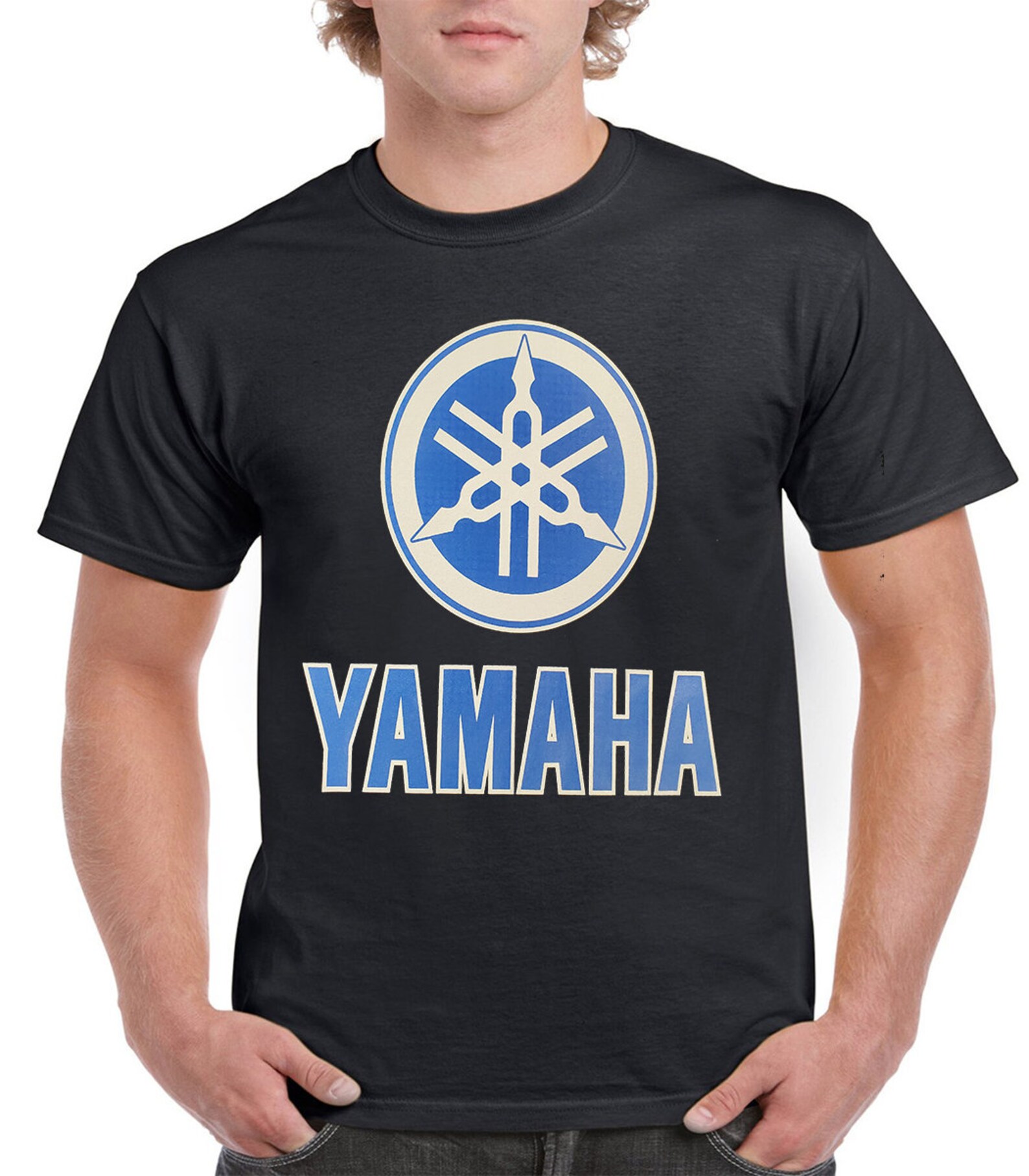 Yamaha Blue Logo T-Shirt Yamaha Racing Shirt | Etsy