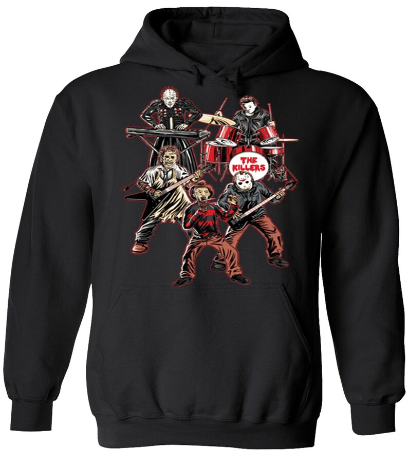 Funny Killers Band Horror Halloween Pullover Hoodie Horror Etsy