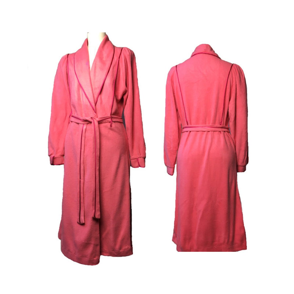 Acrylic Winter Women's Dressing Gown Vintage Chamber Etsy