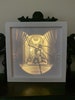 Sailor Moon, Anime Manga Fantasy, Lightbox lighted shadow box frame , light lamp, bedroom decor, great for a fan’s room or game room