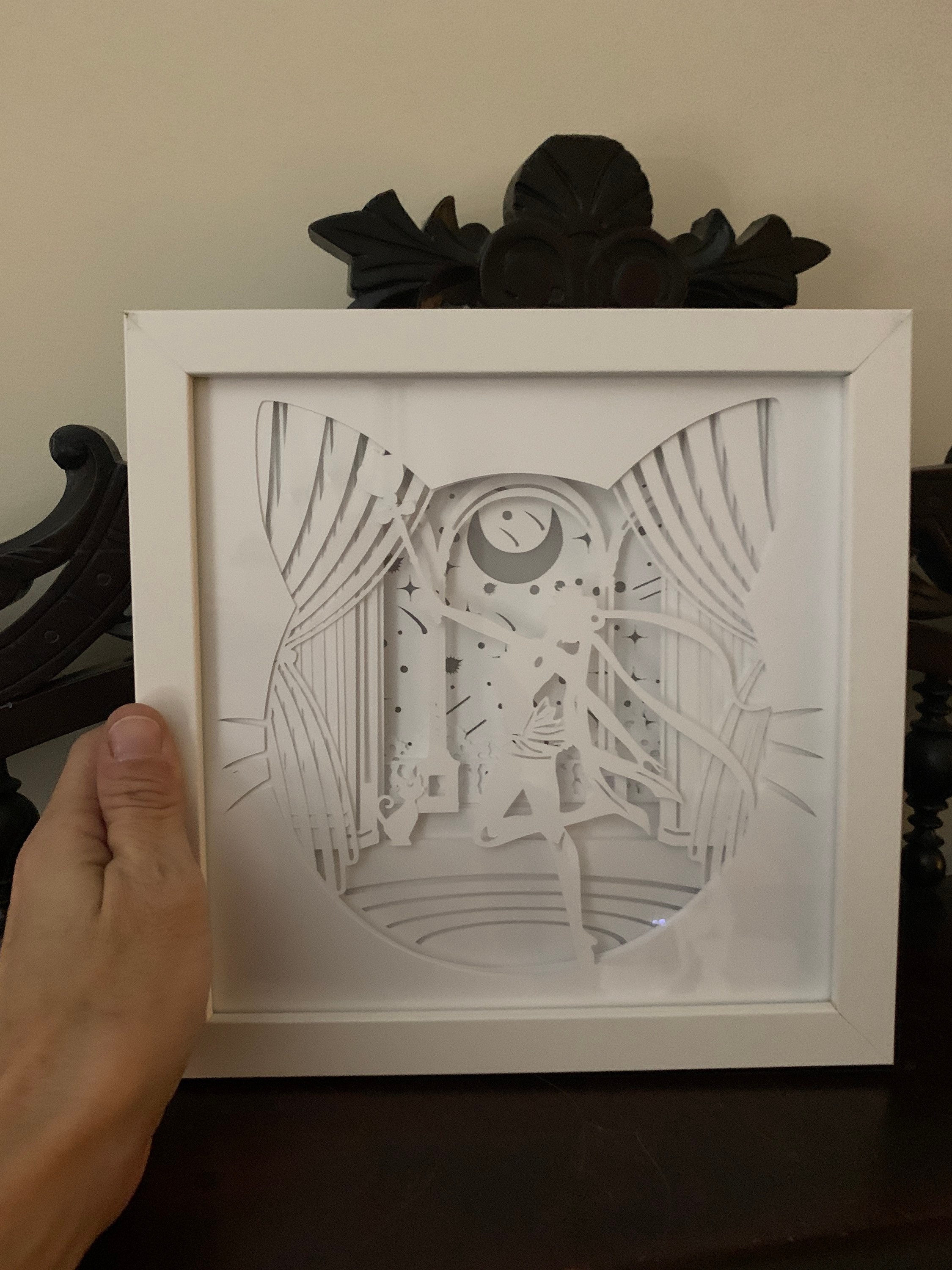Sailor Moon Anime Manga Fantasy Lightbox Lighted Shadow Box - Etsy