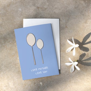 Zo moeder, zo dochter/zoon - Gepersonaliseerde Happy Mother's Day-kaart