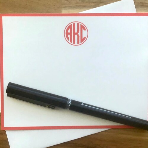 Women's Personalized Stationary Custom Stationery Set Etsy