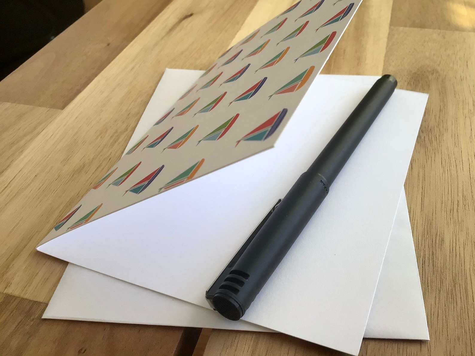 Sailboat Stationery Set 6 Pack Boat Note Cards Ship Letter Etsy