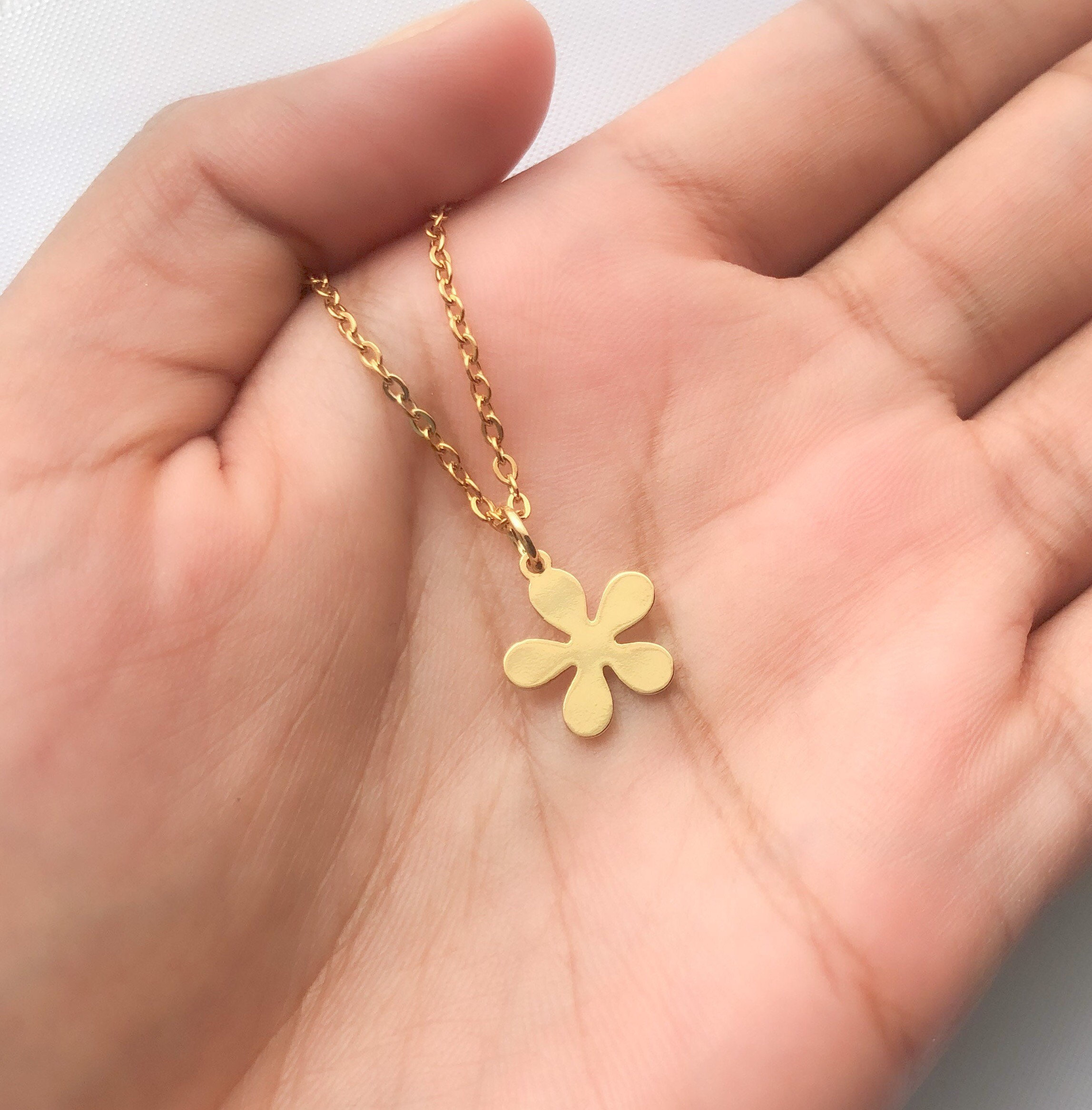 Boutique, Accessories, 4k Gold Plated Pendant Necklace Simple Cute  Necklaces For Women Dainty Layered