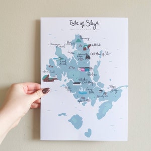 Isle of Skye Map - Etsy UK
