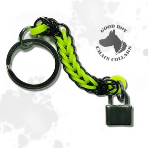 Glow in the Dark Yellow Good Boy Key Chain, from Good Boy Chain Collars