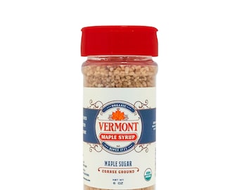 Coarse Organic Vermont Maple Sugar - 6 oz