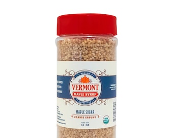 Coarse Organic Vermont Maple Sugar - 12 oz