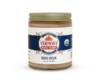Organic Vermont Maple Cream - 8 oz