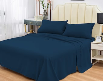 Twin Size 1800 TC Bamboo Sheet Set-Deep Pockets-Hypoallergenic-Fade,Wrinkle,Stain Resistant-3 Pieces