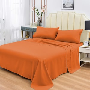 Twin XL Size 1800 TC Bamboo Sheet Set-Deep Pockets-Hypoallergenic-Fade,Wrinkle,Stain Resistant-3 Pieces