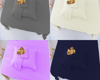 Twin XL Size Luxury Sheet Set - Softer Than Cotton, Microfiber, Hypoallergenic-Fade, Wrinkle -1800 Thread Count-Deep Pockets, Sheets Set