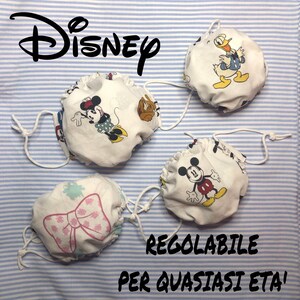 Mascherina Disney per bambini completamente regolabile.