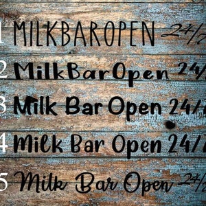 Milk Bar Open 24/7 decal | Spectra pump decal | vinyl sticker set for breast pump | Pumping | breastfeeding | pumping | cow spots | mom life