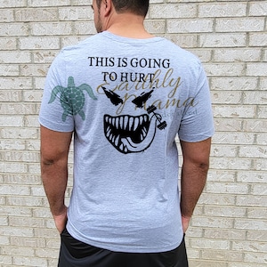 This is Going to Hurt Gym Shirt | Personal Trainer | Trainer and Client Shirt | Sadistic Smiley Face | Gym Apparel |  No Pain No Gain