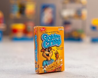 Miniature Golden Crisp Cereal | Keychain/Magnet/Earring Option