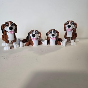Flexi Beagle - Impreso en 3D