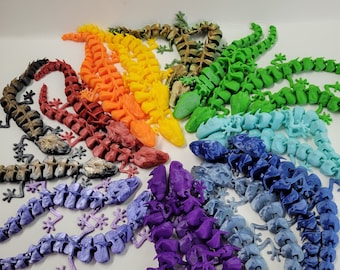 Articulated Spiky Lizard - 3D Printed
