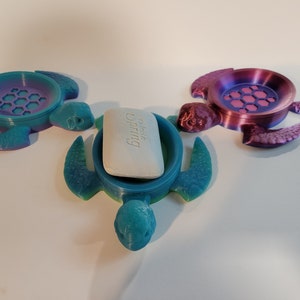 Sea Turtle Soap Dish - many colors 3D printed