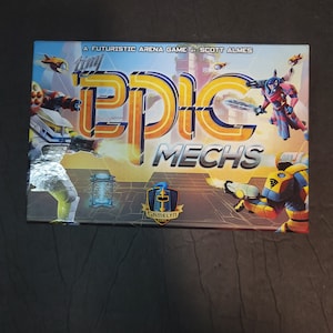 Tiny Epic MECHS Game Box Organizer (Retail Game NOT included)