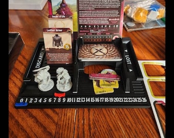 Set of 4 Dual color printed Gloomhaven/Frosthaven Dashboards ! Retail Games NOT Included!
