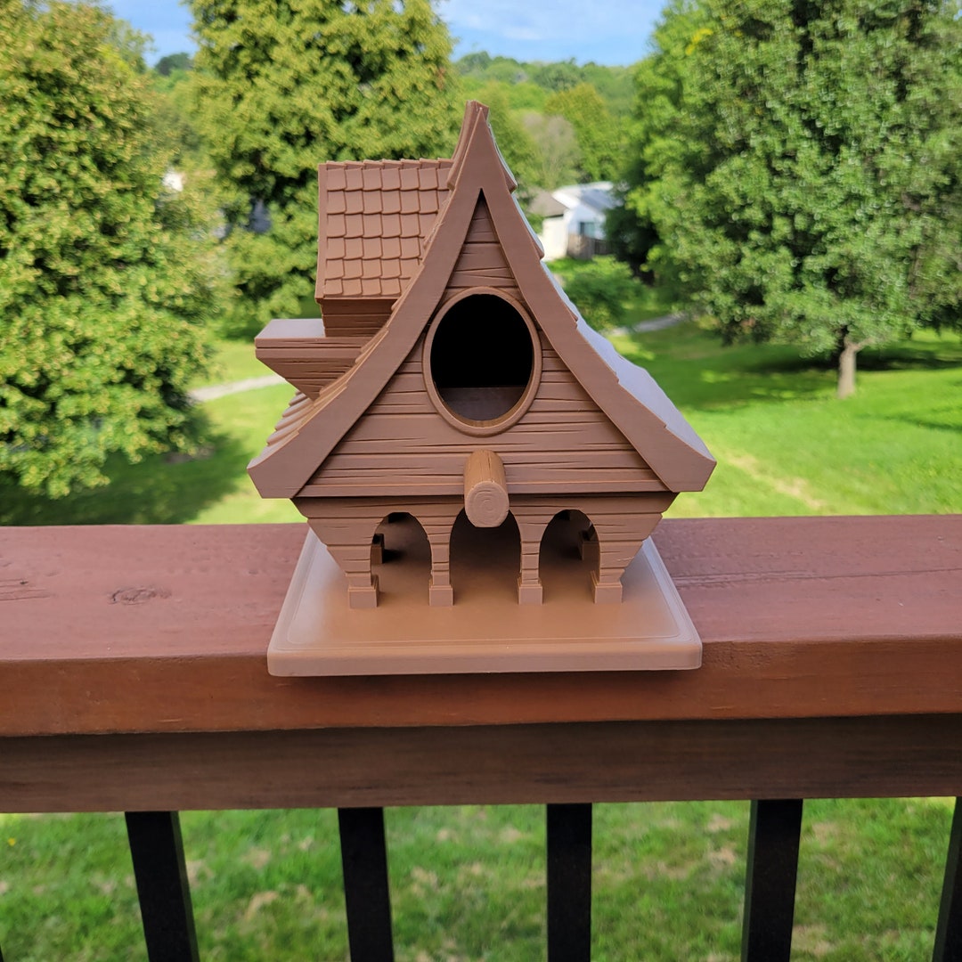 Bird House Mansion 3D Printed - Etsy