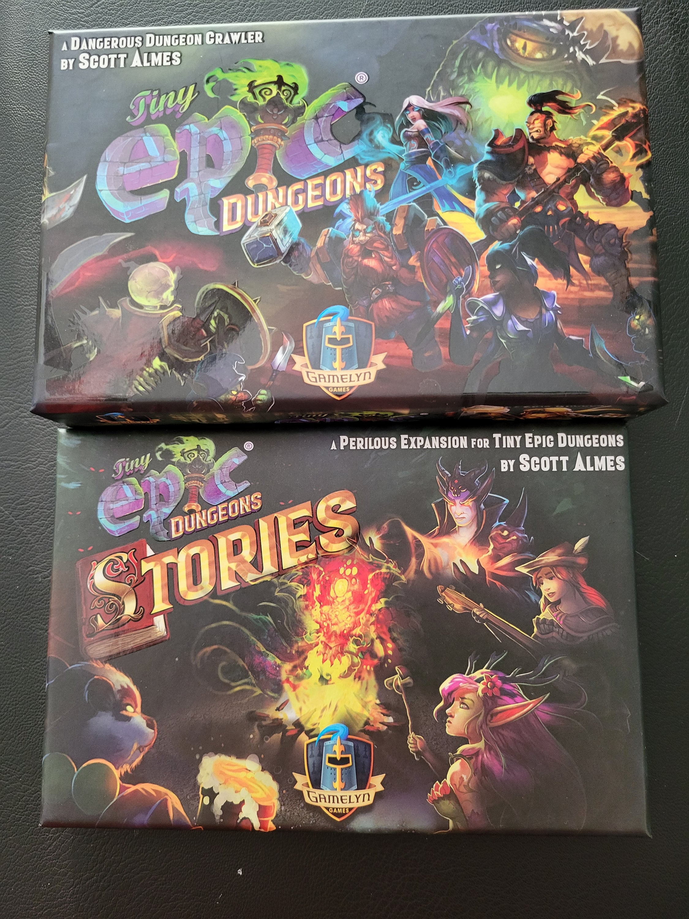 Tiny Epic Dungeons With Dungeon Stories Expansion retail Game Etsy UK