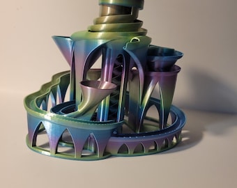Marble Raceway 3D Printed