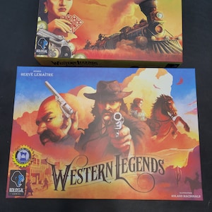 Western Legends (+Ante Up) board game organizer (Retail Game NOT Included)