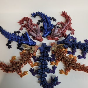 Crystal Dragons Flexible - Many Colors!