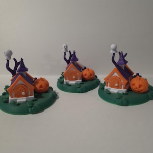 Halloween Hut Dekoration w/flexi Kürbis - 3D Gedruckt