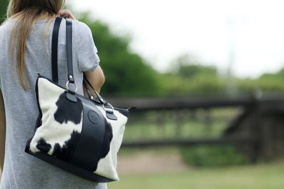 Cow hair purse Clearance