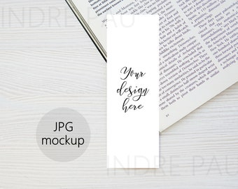 Download Bookmark Mockup Etsy