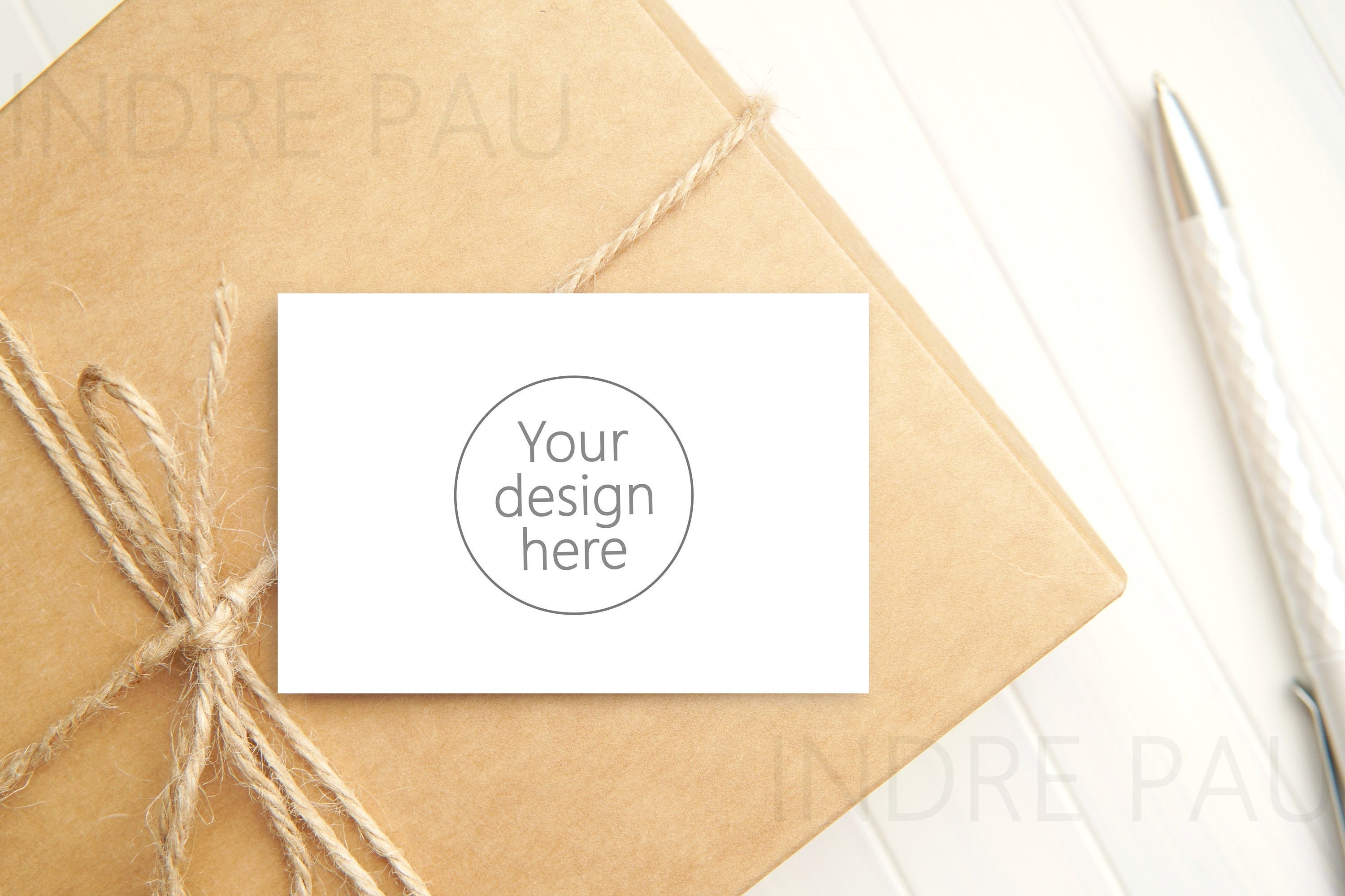 Thank you card mockup business card mockup small card Etsy