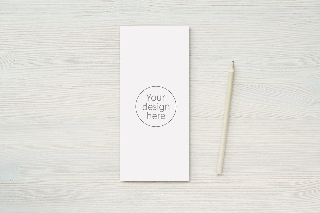 Skinny Notepad Mockup Sticky Notes Mockup Grocery List - Etsy