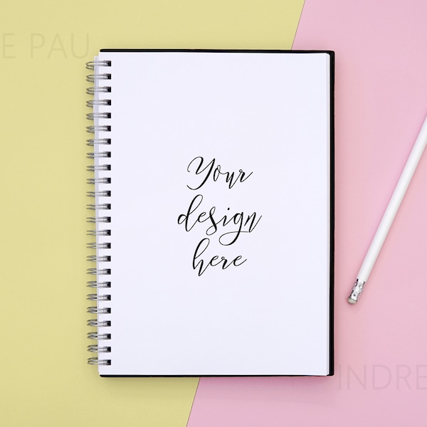 Journal mockup, spiral planner mockup, spiral journal mockup, notebook mockup, diary mockup, photo album mockup, JPG file, download