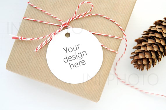 Free Round Paper Label Mockup - Yellowimages