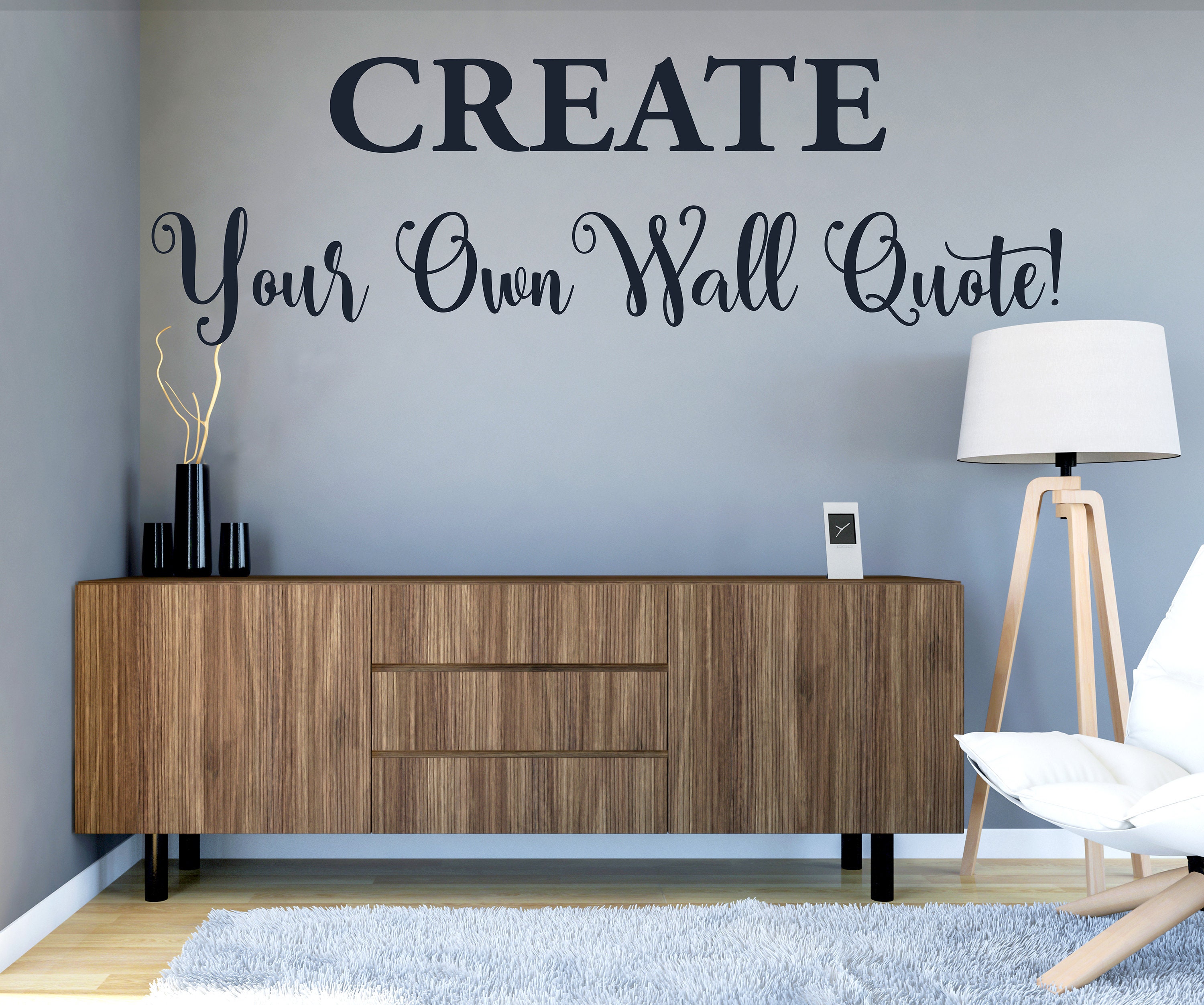 Create Your Own Wall Quote Wall Decal Vinyl Decal Vinyl Etsy 