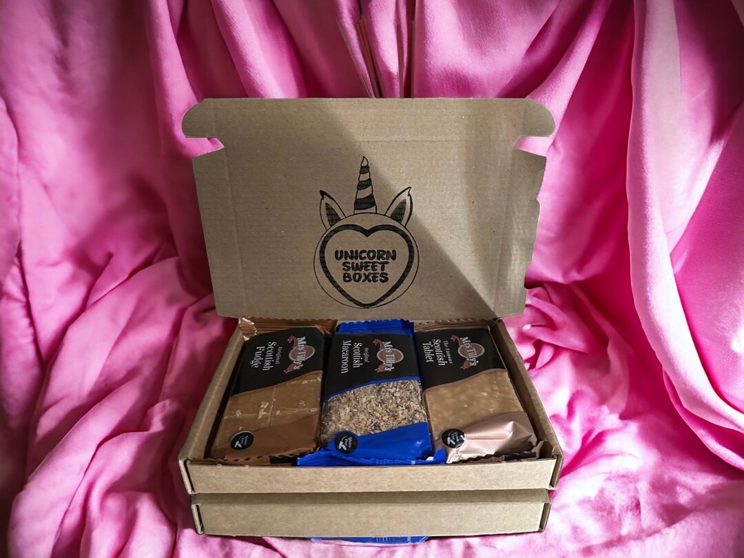 Scottish Mrs Tilly’s Tablet, Fudge and Macaroon Sweet Treat Letterbox ...
