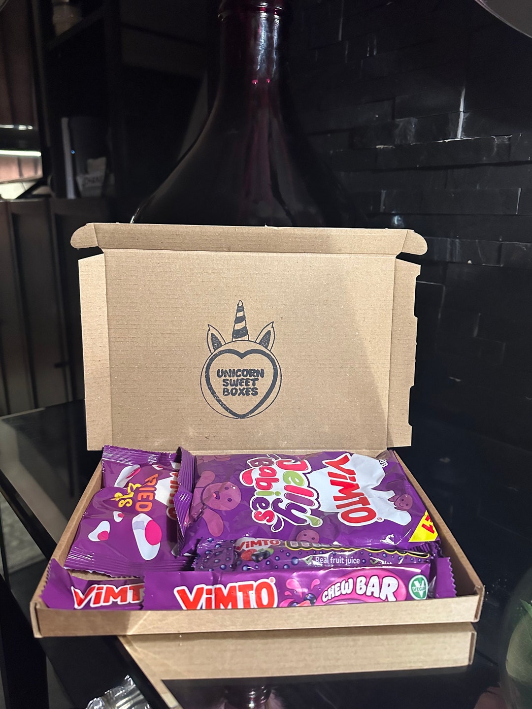 Buy Letterbox Vimto Purple Themed Sweet Box Jelly Babies
