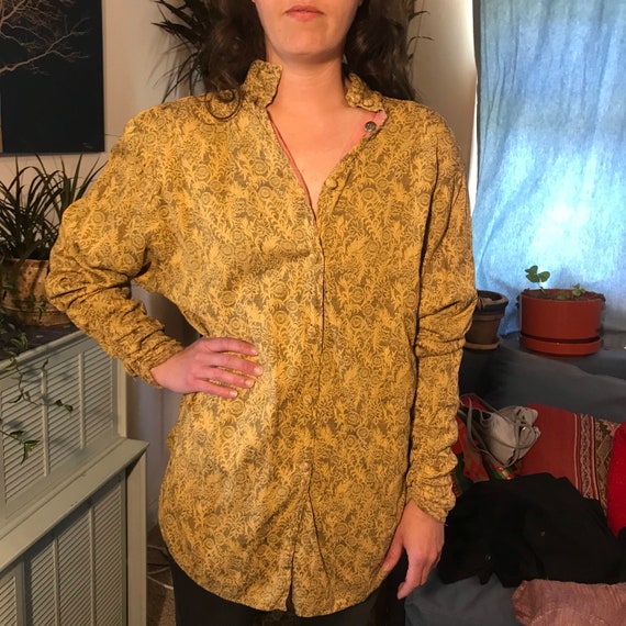 Homemade reversible vintage (smoking?) jacket/top - image 1