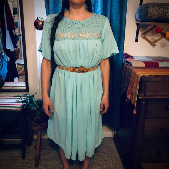Vintage Gauze Grecian-style Dress